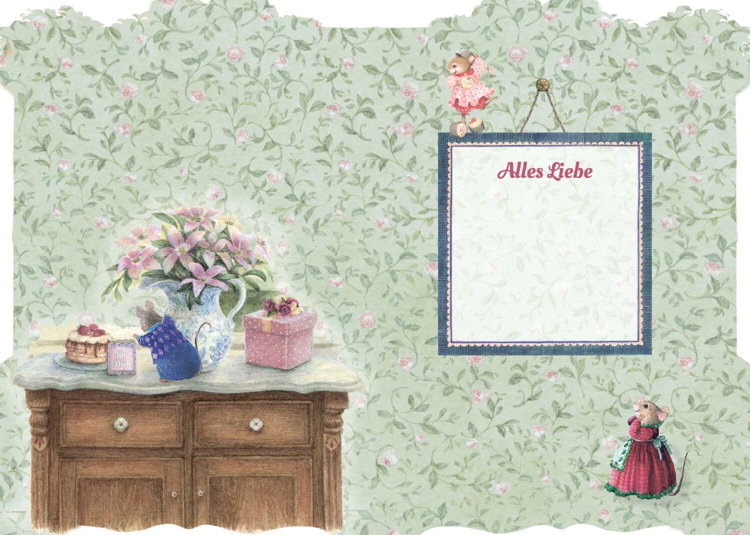 Silhouettenkarte "Küchenbuffet" – Bild 2