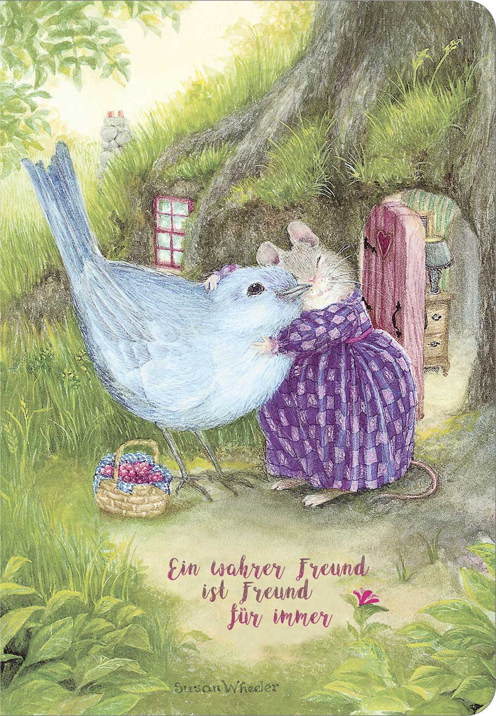 Set aus 5 Glückwunschkarten Alles Gute