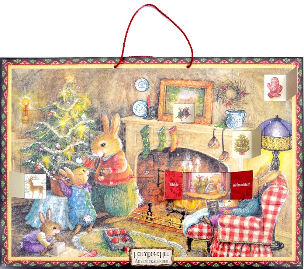 Nostalgischer Adventskalender A3