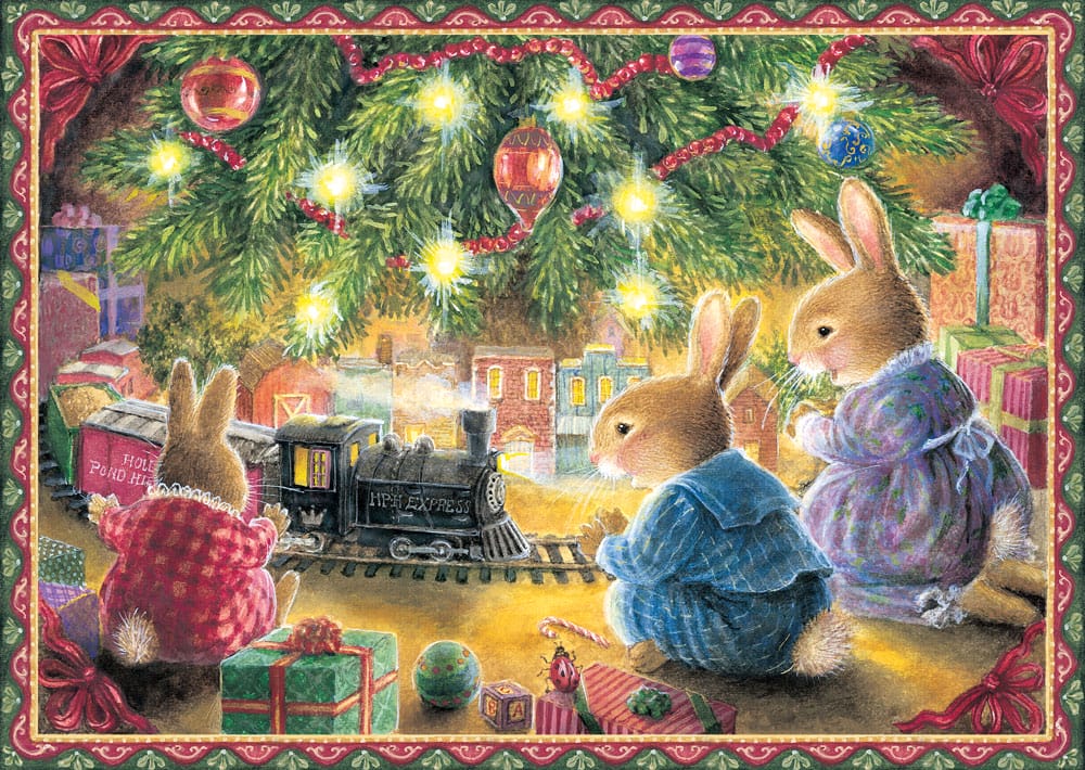 Nostalgischer Adventskalender A4